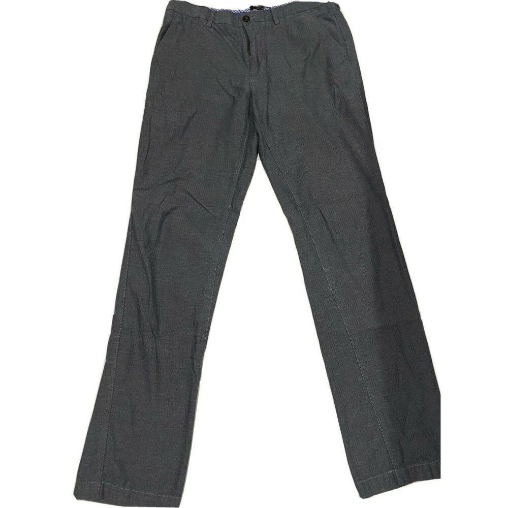 Banana Republic Mens Dress Pants size 32x34 Gray Kentfield Pant Chino